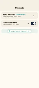 Stempla-App: Verwaltung mehrerer Standorte