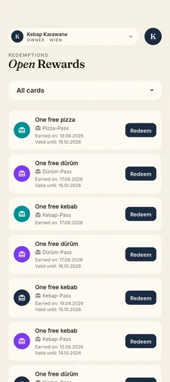 Stempla app: the reward management of a business