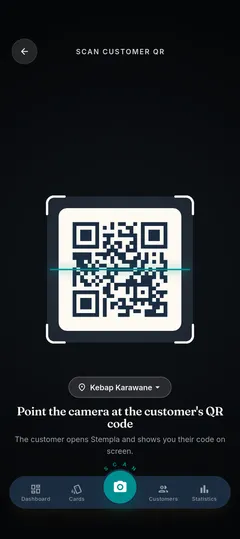 Stempla app: the QR scanner for stamping